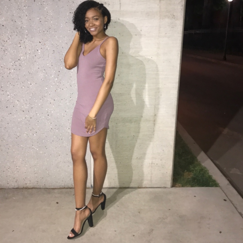 Mauve Midi Dress